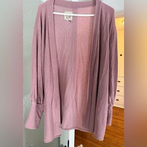 Chaser Blush Pink Knit Cardigan